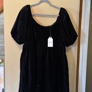 Black Velvet Dress